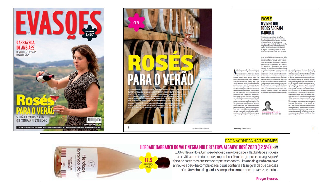 Reconhecimento 39 Evasões Rosé 2020